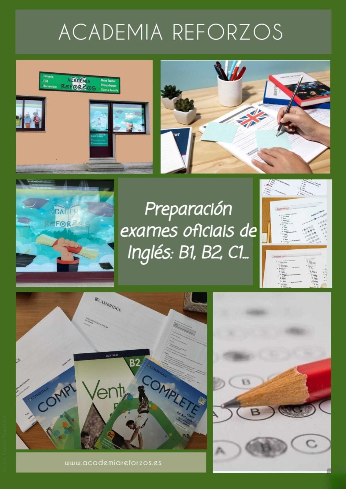Preparación de exames oficiais de inglés Cambridge